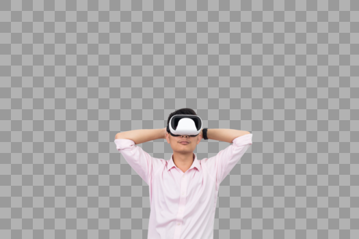 VR虚拟现实使用体验图片素材免费下载