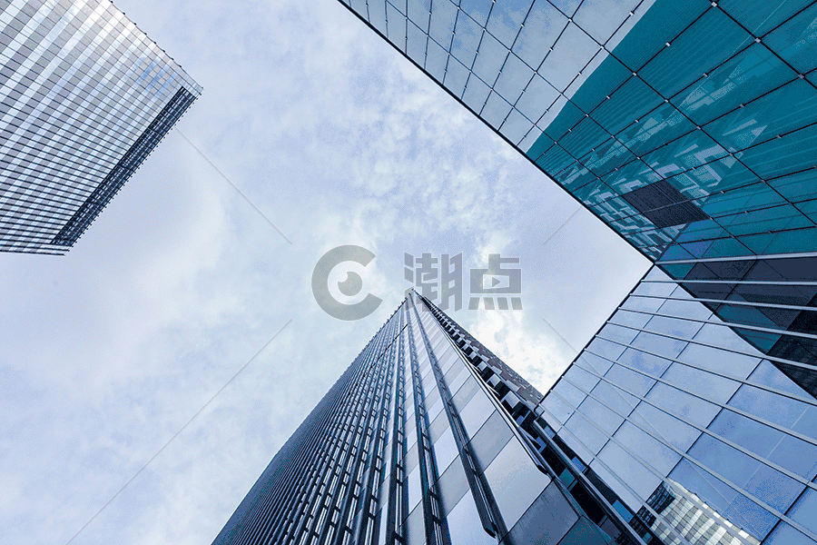 上海浦西大气商务大楼建筑gif动图图片素材免费下载