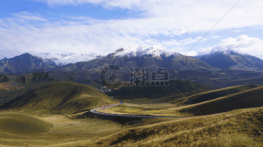 延时扎尕那雪山GIF图片素材免费下载