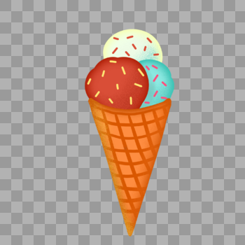 夏日凉爽冰淇淋图片素材免费下载
