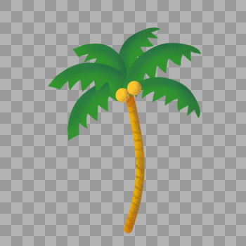 夏天的椰子树图片素材免费下载