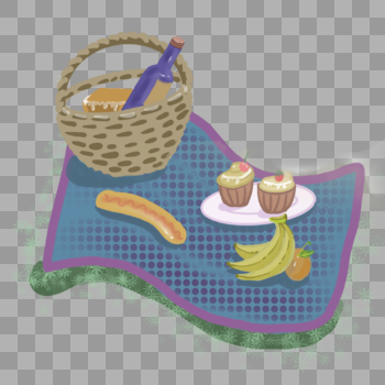 夏季野餐水果食物图片素材免费下载