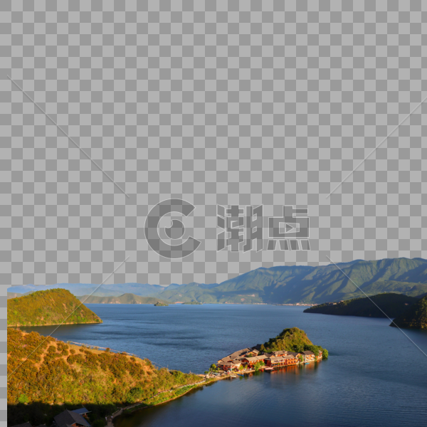 丽江泸沽湖图片素材免费下载