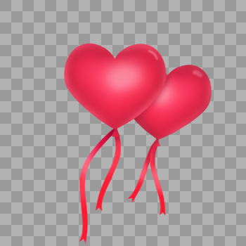 心形气球图片素材免费下载