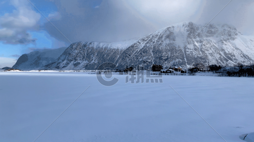 雪山GIF图片素材免费下载