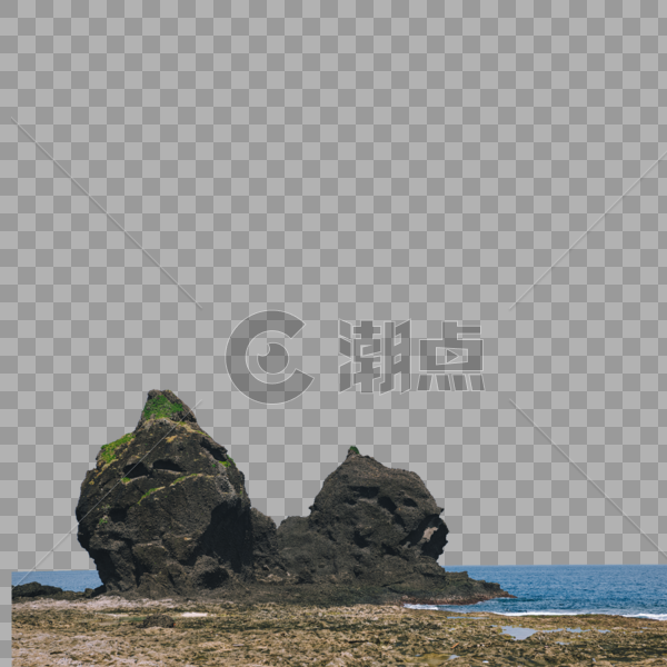 台湾绿岛大石头图片素材免费下载