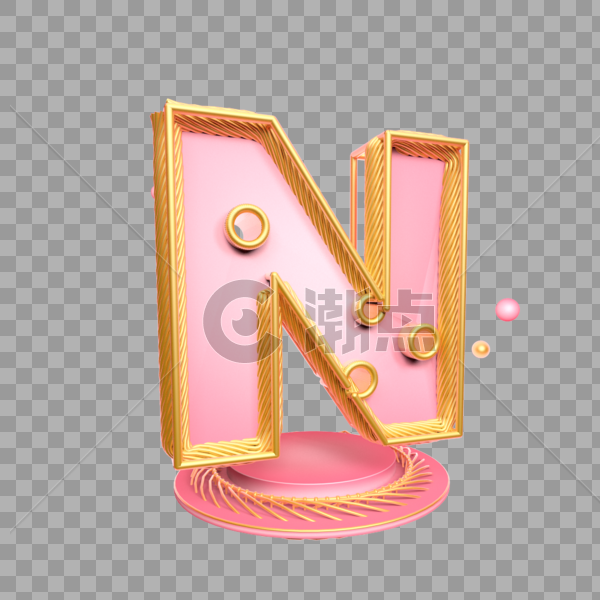 粉色装饰字母舞台图片素材免费下载