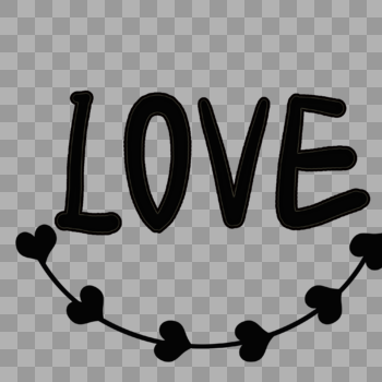 LOVE表白字母图片素材免费下载