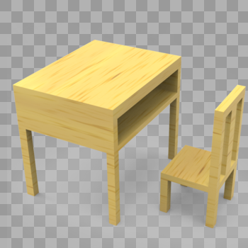 教室的木桌椅图片素材免费下载