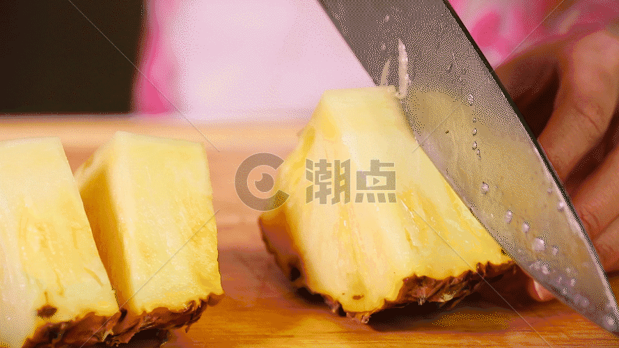 切块菠萝 GIF图片素材免费下载
