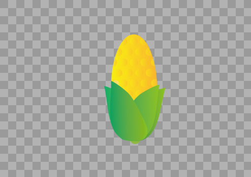 AI矢量图立体蔬果类元素玉米图片素材免费下载