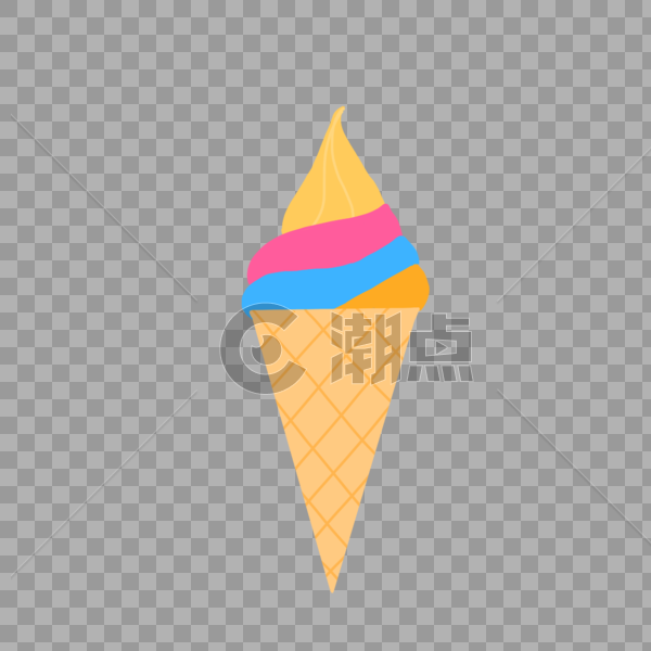 彩色冰淇淋图片素材免费下载