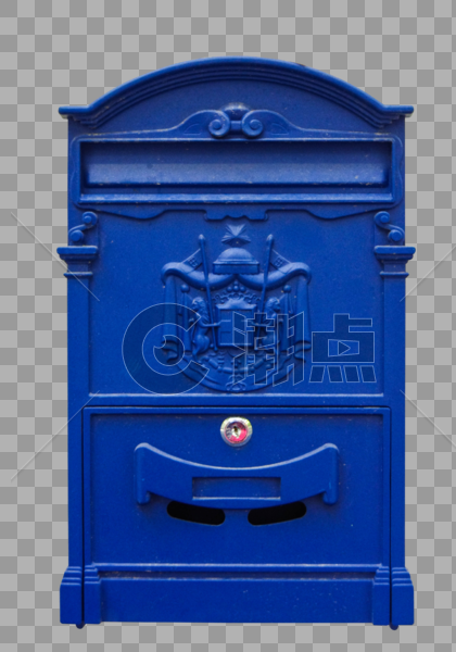 蓝色的邮箱图片素材免费下载