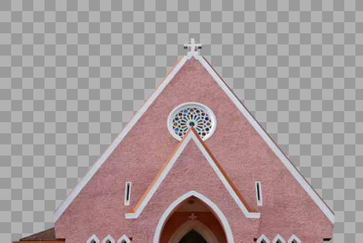 越南玛丽修道院粉色建筑图片素材免费下载