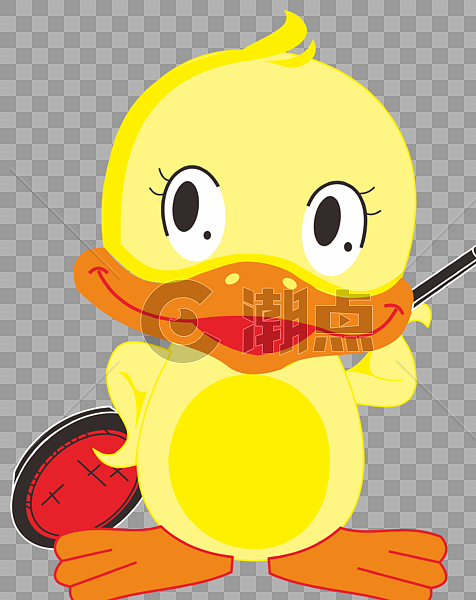 可爱黄色小鸭子图片素材免费下载