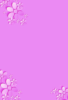 粉色立体花卉背景图片素材免费下载