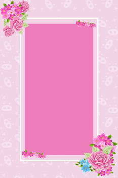 粉色花卉背景图片素材免费下载