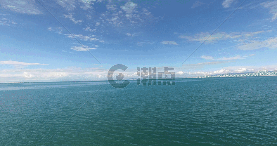 青海湖夏季航拍视频GIF图片素材免费下载