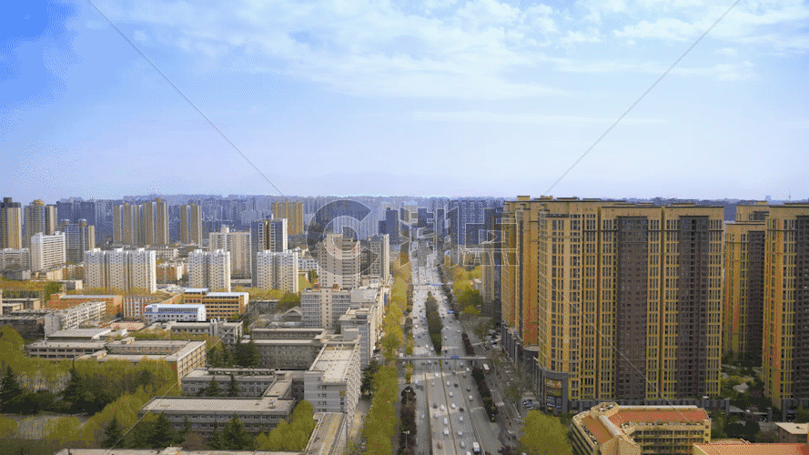 城市俯瞰延时GIF图片素材免费下载