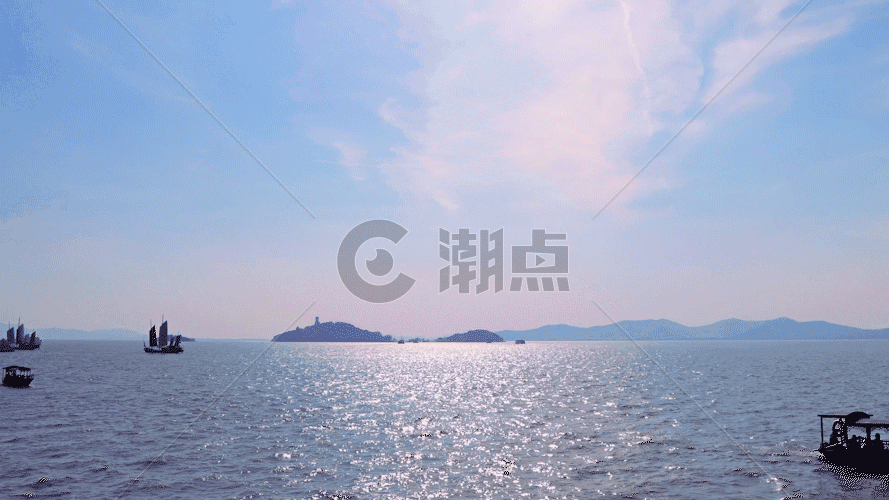 太湖鼋头渚延时视频GIF图片素材免费下载