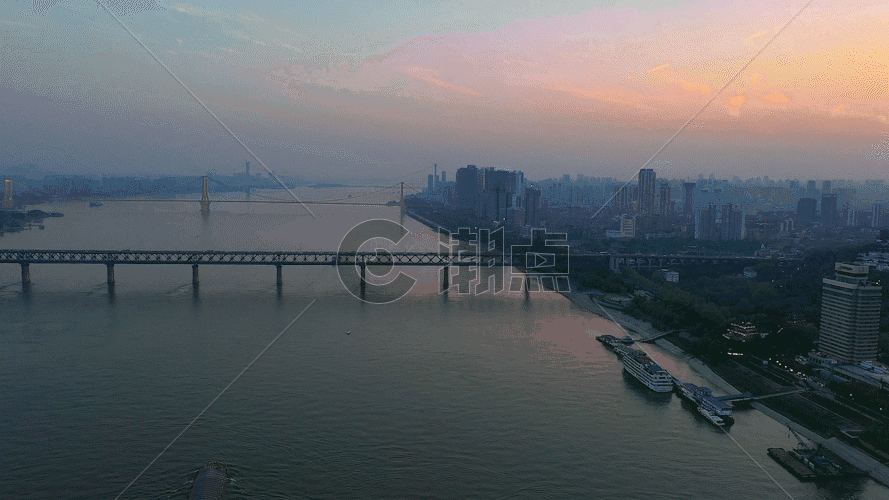 日落景色GIF图片素材免费下载