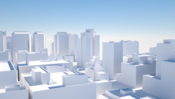 现代化城市模型图片素材免费下载