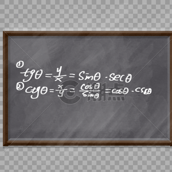 黑板数学公式图片素材免费下载