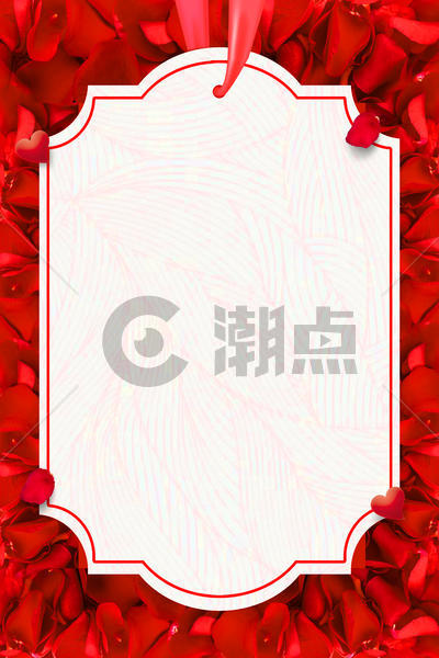 红色花瓣背景图片素材免费下载