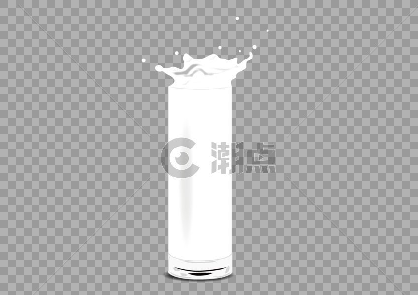 牛奶冰饮图标设计图片素材免费下载