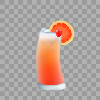 橘红色的果汁图片素材免费下载