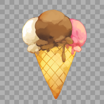 冰淇淋雪糕可丽饼图片素材免费下载