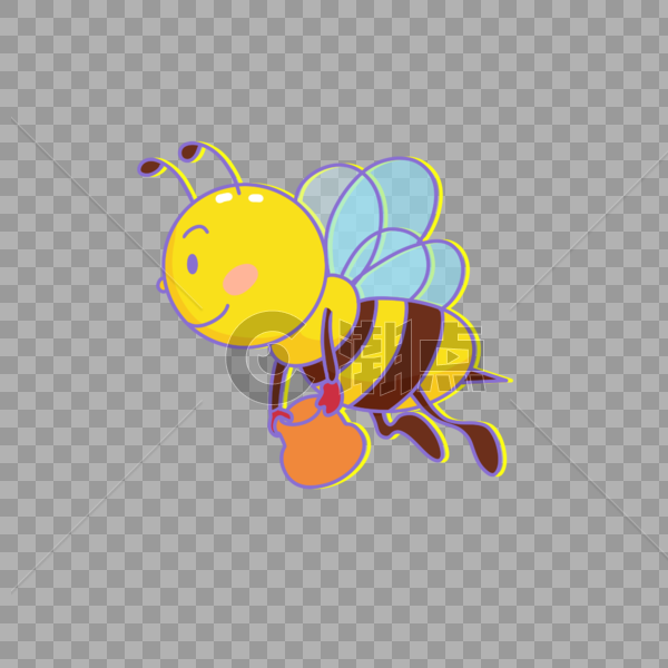 采蜜的蜜蜂图片素材免费下载