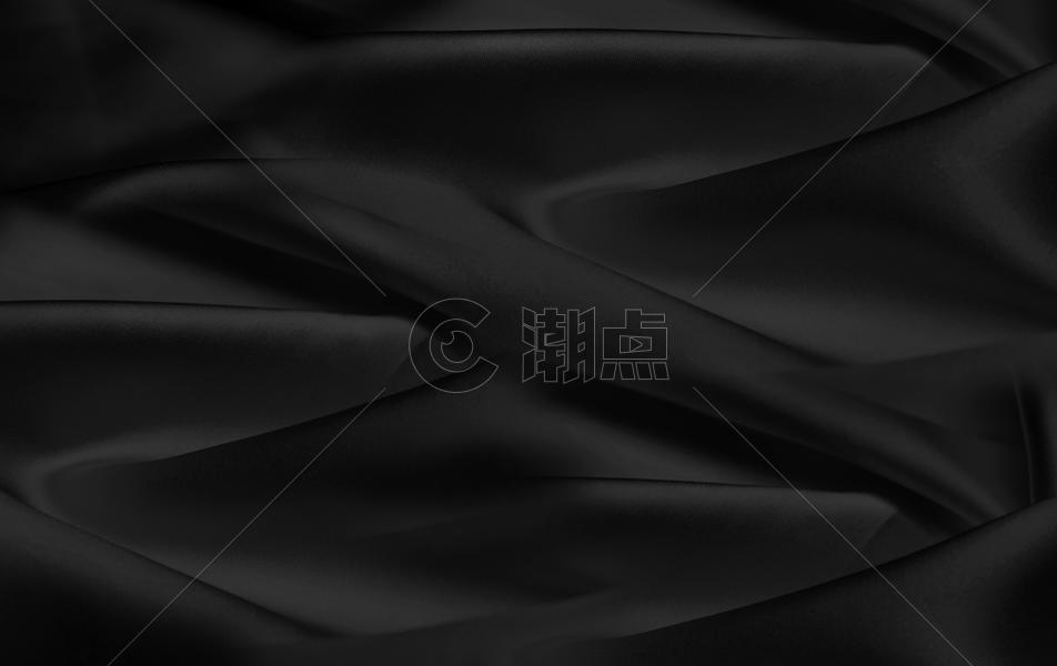 黑色色丝绸背景图片素材免费下载