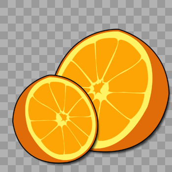 一对橙子图片素材免费下载