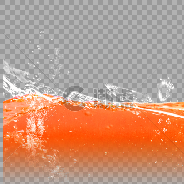橙色水元素图片素材免费下载