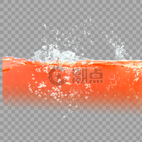 橙色水元素图片素材免费下载