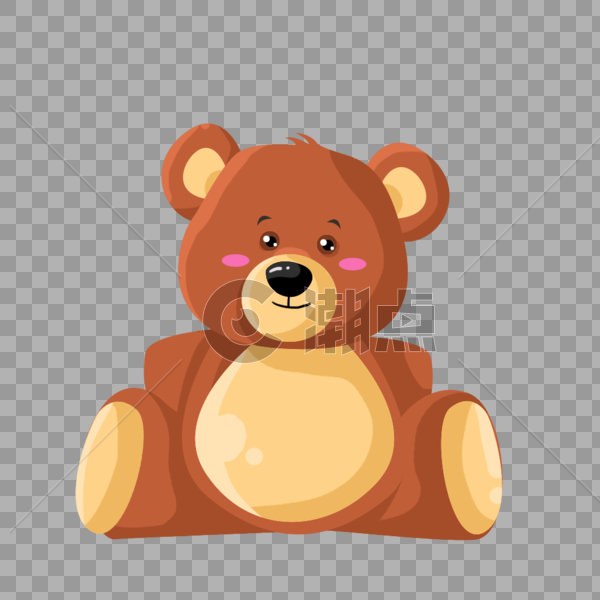 儿童节礼物可爱的泰迪熊玩具熊图片素材免费下载