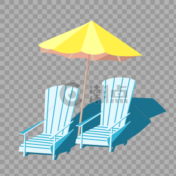 沙滩椅免扣素材图片素材免费下载