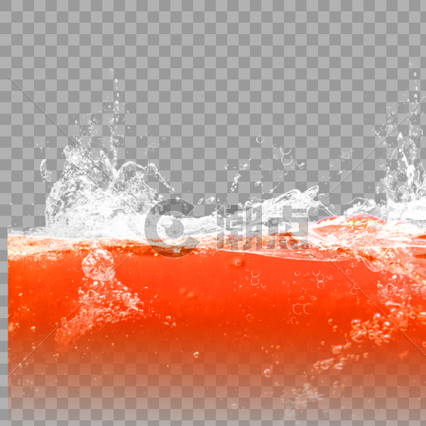 红色水元素图片素材免费下载