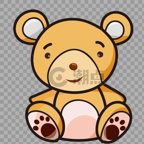 儿童节小熊装饰素材图案图片素材免费下载