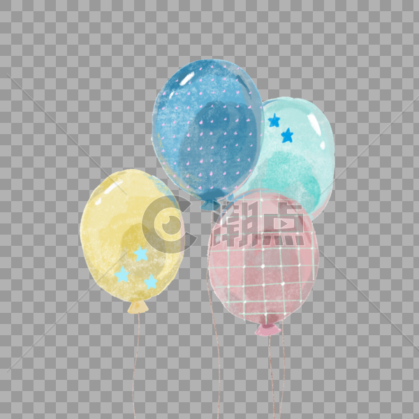 节日庆典装饰气球图片素材免费下载