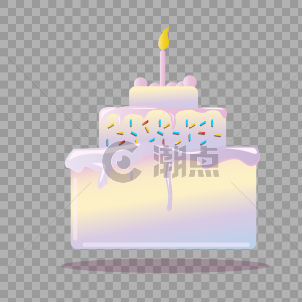 生日派对蛋糕矢量图图片素材免费下载