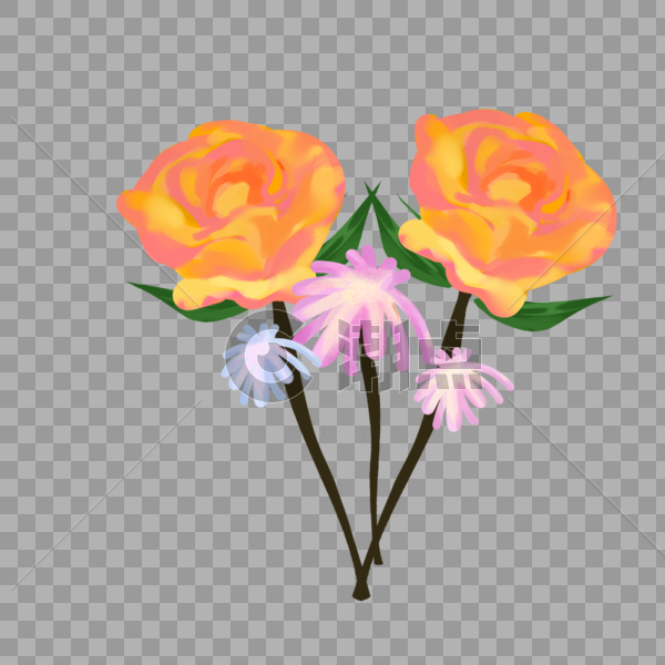 520玫瑰花鲜花情人节花朵表白爱情花束求婚图片素材免费下载