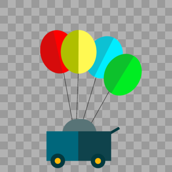 气球车图片素材免费下载