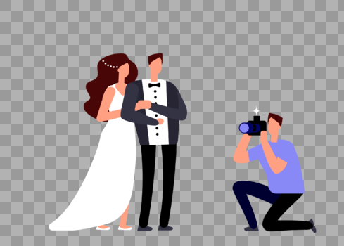 恋人结婚元素图片素材免费下载