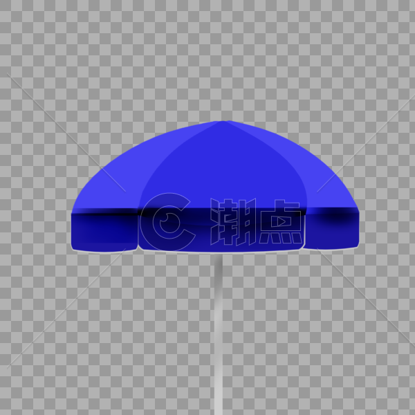 蓝色的雨伞图片素材免费下载