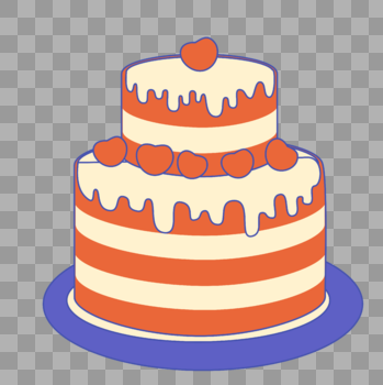 双层蛋糕图片素材免费下载