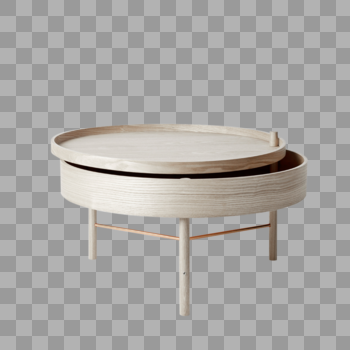 桌面可移动创意木质桌子图片素材免费下载