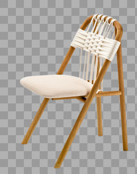 简约绳编椅子图片素材免费下载