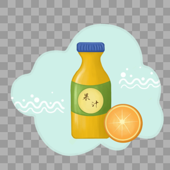 夏日鲜榨橙汁图片素材免费下载